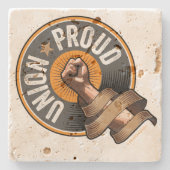 Gewerkschaft Proud Steinuntersetzer (Vorderseite)