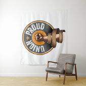 Gewerkschaft Proud Wandteppich (Beispiel)