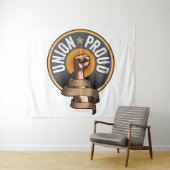 Gewerkschaft Proud Wandteppich (Beispiel (Horizontal))