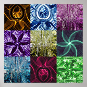 Gewerkschaft Quadrate 3 Poster