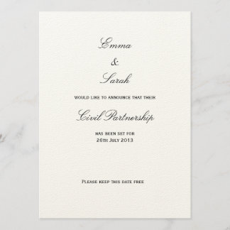 GEWERKSCHAFT - SAVE THE DATE EINLADUNG