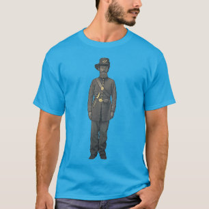 Gewerkschaft-Soldat des zivilen Krieges in Uniform T-Shirt