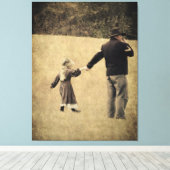 Gewerkschaft Soldat und Tochter Leinwanddruck (Insitu (Holzboden))