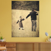 Gewerkschaft Soldat und Tochter Leinwanddruck (Insitu (Wohnzimmer))