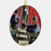 Gewerkschaft Soldier Loading Rifle Keramikornament (Rechts)