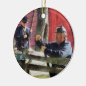 Gewerkschaft Soldier Loading Rifle Keramikornament (Links)