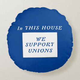 Gewerkschaft Sozialjustiz Rundes Kissen