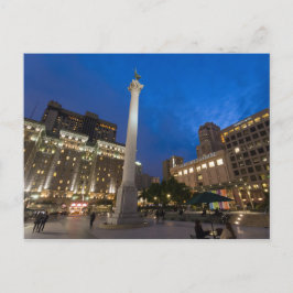 Gewerkschaft Square Downtown San Francisco Postkarte