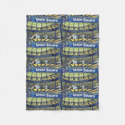 Gewerkschaft Square Fleecedecke (Vorderseite)