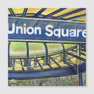 Gewerkschaft Square Magnetkarte