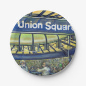 Gewerkschaft Square Pappteller (Vorderseite)