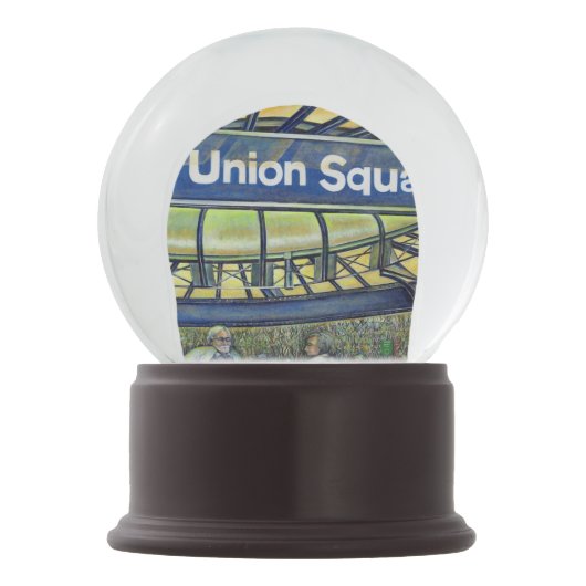 Gewerkschaft Square Schneekugel (Rückseite)