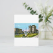 Gewerkschaft Square und St. Francis Hotel Postkarte (Stehend Vorderseite)