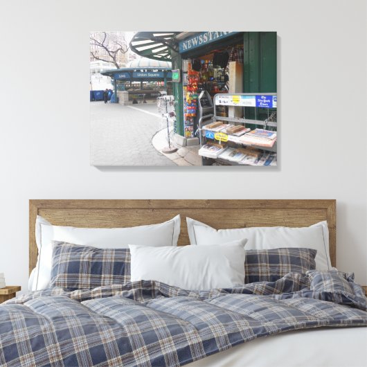 Gewerkschaft Squarere Leinwanddruck (Insitu (Schlafzimmer))