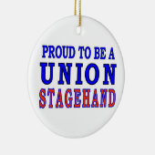 GEWERKSCHAFT STAGEHAND KERAMIK ORNAMENT (Rechts)