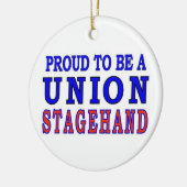 GEWERKSCHAFT STAGEHAND KERAMIK ORNAMENT (Links)