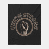 Gewerkschaft stark fleecedecke (Vorderseite)