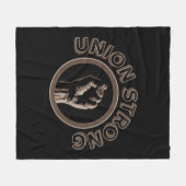 Gewerkschaft stark fleecedecke (Vorderseite (Horizontal))