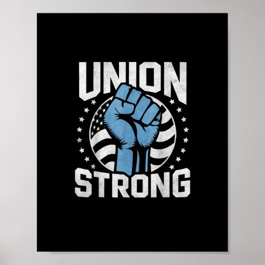 Gewerkschaft stark für Berufliche Arbeitnehmer - A Poster (Vorne)