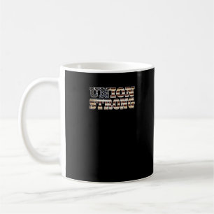 Gewerkschaft stark und solidarisch kaffeetasse