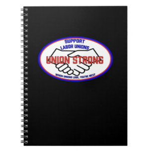 Gewerkschaft Starke Support-Gewerkschaften, wenn G Notizblock