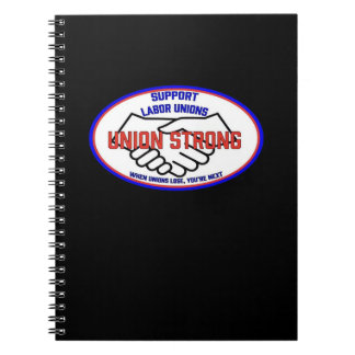 Gewerkschaft Starke Support-Gewerkschaften, wenn G Notizblock