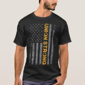 Gewerkschaft Starker T - Shirt mit American Flag G (Vorderseite)