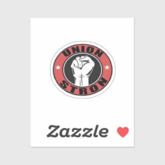 Gewerkschaft Starker Tag der amerikanischen Fahnen Aufkleber