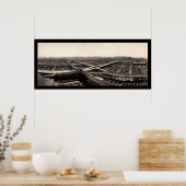 Gewerkschaft Stockyards Foto 1907 Poster (Küche)