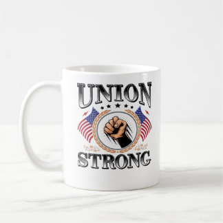 Gewerkschaft Strong American Flag Labour Day Viral Kaffeetasse
