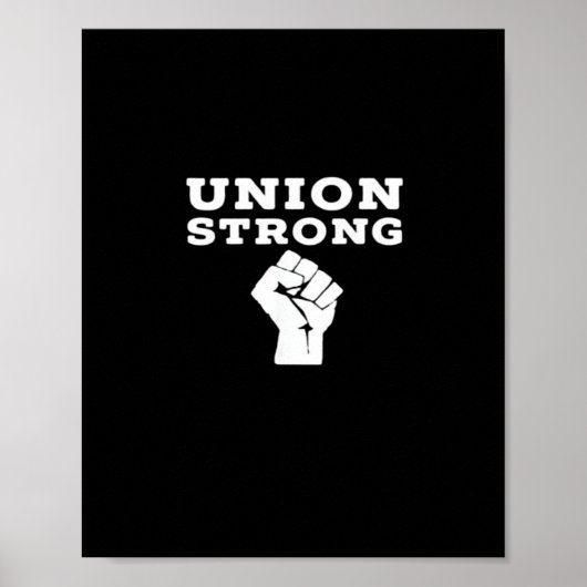 Gewerkschaft Strong Solidarity Classic Poster (Vorne)