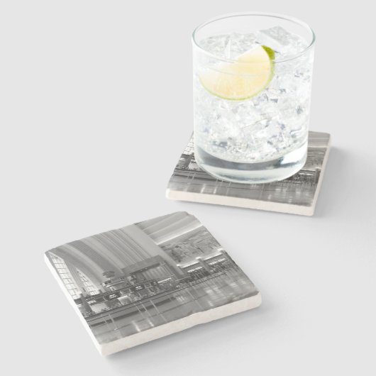 Gewerkschaft Terminal Rotunda - Cincinnati Steinuntersetzer (Seitenansicht)