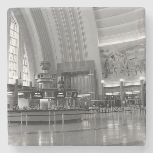 Gewerkschaft Terminal Rotunda - Cincinnati Steinuntersetzer (Vorderseite)