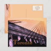 Gewerkschaft, Toronto, Front Street Postkarte (Vorne/Hinten)