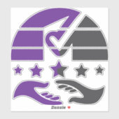 Gewerkschaft und Brillianz: Eine Vision für Zusamm Aufkleber (Blatt)