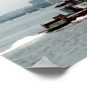 Gewerkschaft und Feuerboot Poster (Ecke)