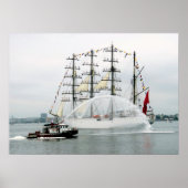 Gewerkschaft und Feuerboot Poster (Vorne)