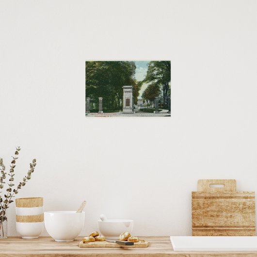 Gewerkschaft-Uni-Gedenktor Poster (Küche)