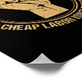 Gewerkschaft von Arbeitskräften mit hoher Qualifik Poster (Ecke)