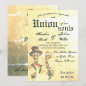 Gewerkschaft von Soul-Gothic Halloween Einladung (Vorne/Hinten)