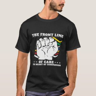 Gewerkschaft Worker US First Responder Flag Labour T-Shirt