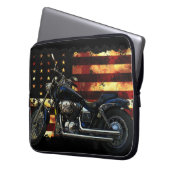 Gewerkschaft, Ziviler Krieg, Motorrad, Hog Laptopschutzhülle (Vorderseite Links)