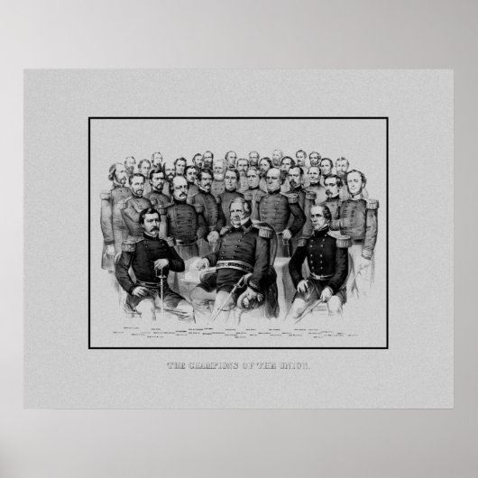 Gewerkschaft Ziviler Kriegsgeneräle Poster (Vorne)
