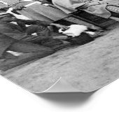 Gewerkschaft Ziviler Kriegssoldaten im Gruppenport Poster (Ecke)