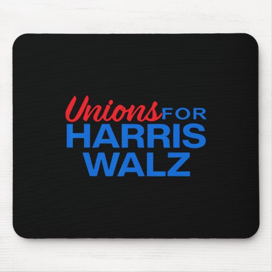 Gewerkschaften für Harris Waltz Mousepad (Vorne)
