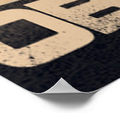 Gewerkschaften für Obama 2012 Grunge Poster (Ecke)