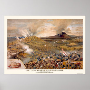Gewerkschafts-Angriff während des Kampfes des Poster