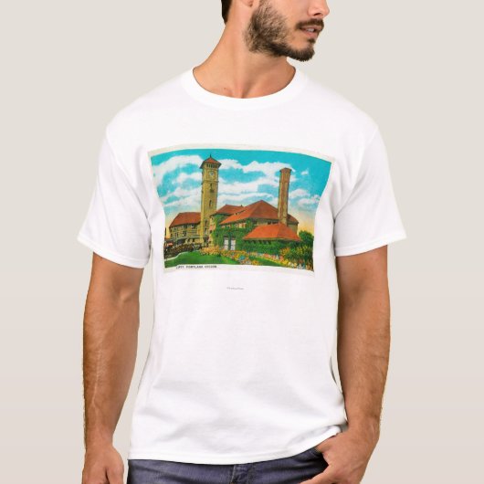 Gewerkschafts-Depot-Eisenbahn-Station in Portland, T-Shirt (Vorderseite)