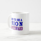 GEWERKSCHAFTS-GESCHÄFTS-VERWALTER KAFFEETASSE (Vorderseite Links)