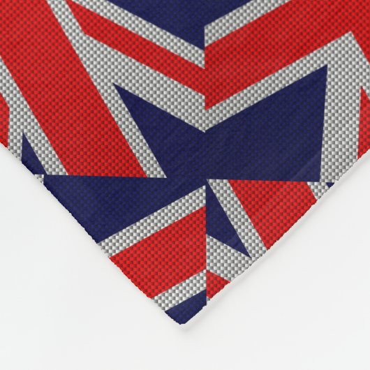 Gewerkschafts-Jack auf Fleecedecke (Ecke)